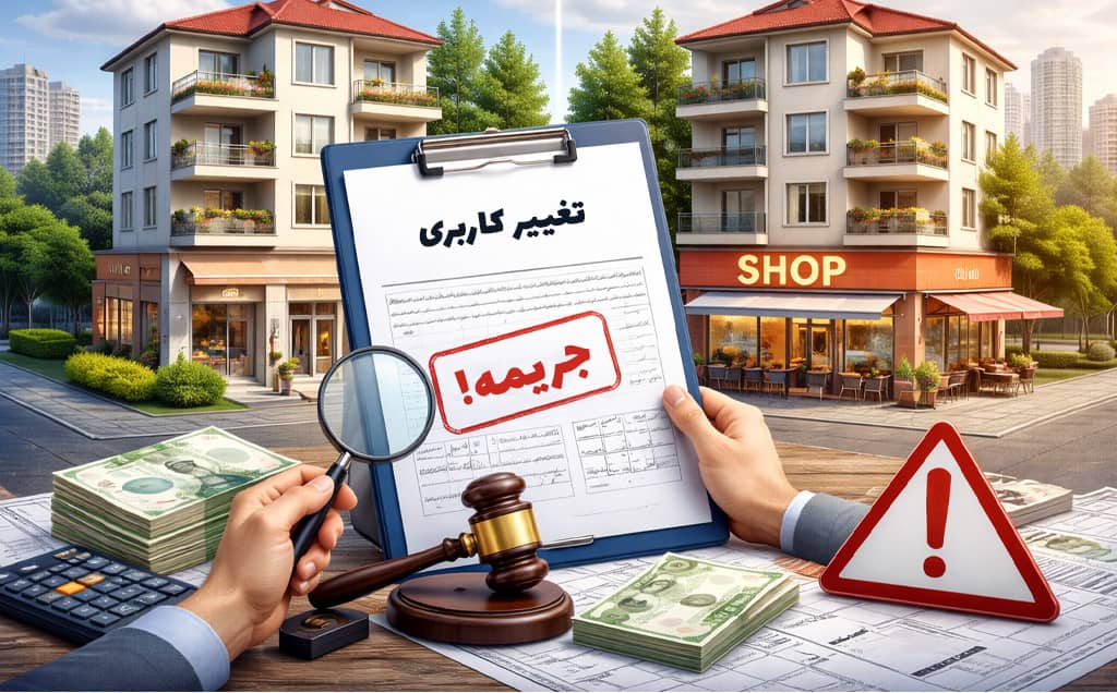هزینه تغییر کاربری مسکونی به تجاری | جریمه استفاده تجاری از ملک مسکونی